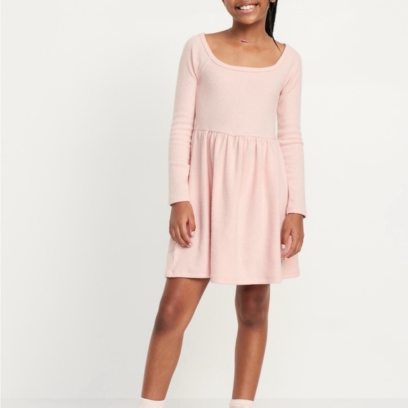 GAP Other - Long sleeve plush ribbed fit and flare dress - L
